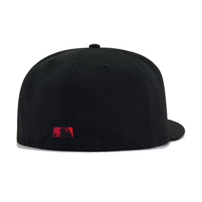 Texas Rangers Black BRED New Era 59Fifty Fitted