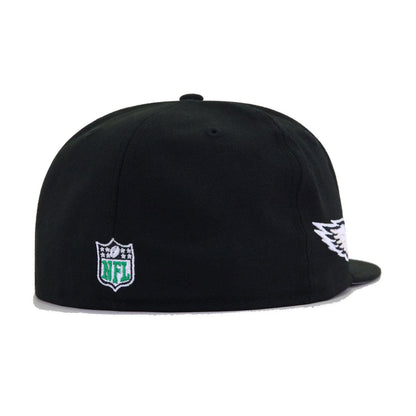 Philadelphia Eagles Black 1996 WINGS New Era 59Fifty Fitted
