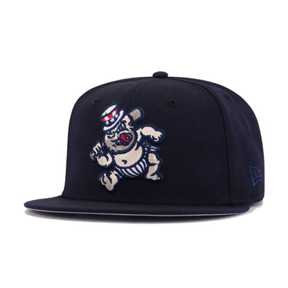 Scranton Wilkes Barre Rail Riders Navy BABY BOMBERS New Era 59Fifty Fitted