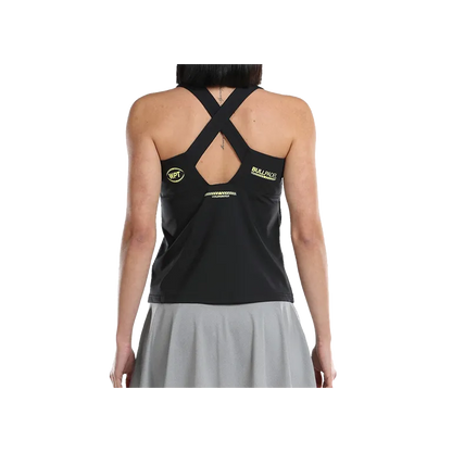 Camiseta Bullpadel WPT Llave Mujer Negra