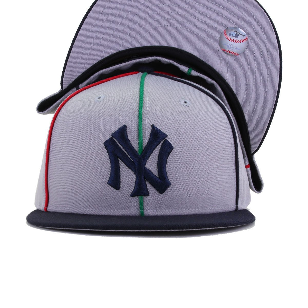 New York Yankees Grey Navy 1915 New Era 59Fifty Fitted