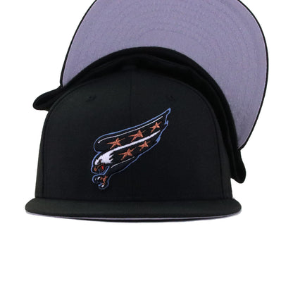 Washington Capitals Black Screaming Eagle New Era 59Fifty Fitted