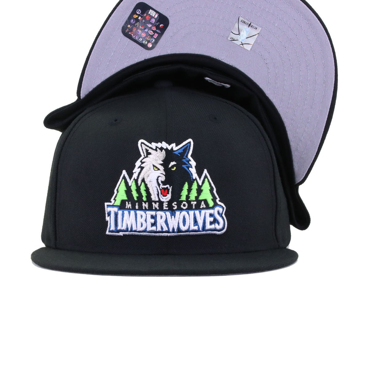Minnesota Timberwolves Black 1996 New Era 59Fifty Fitted