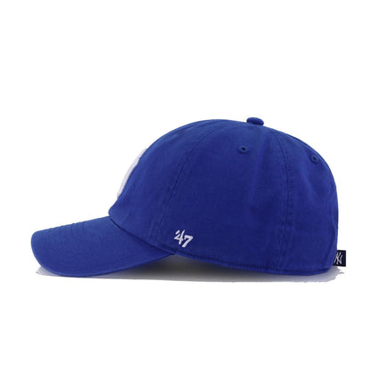 New York Yankees Royal 47 Brand Clean Up Dad Hat