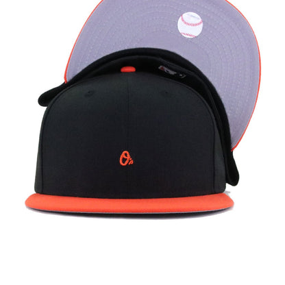 Baltimore Orioles Black Orange SUPER MICRO New Era 59Fifty Fitted