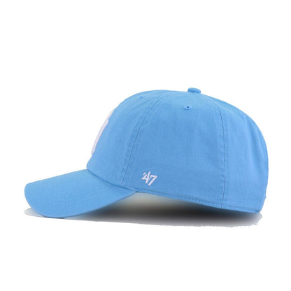 New York Yankees Sky Blue 47 Brand Clean Up Dad Hat
