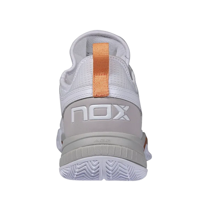 Padel Shoes NOX Nerbo White/Coral Gold
