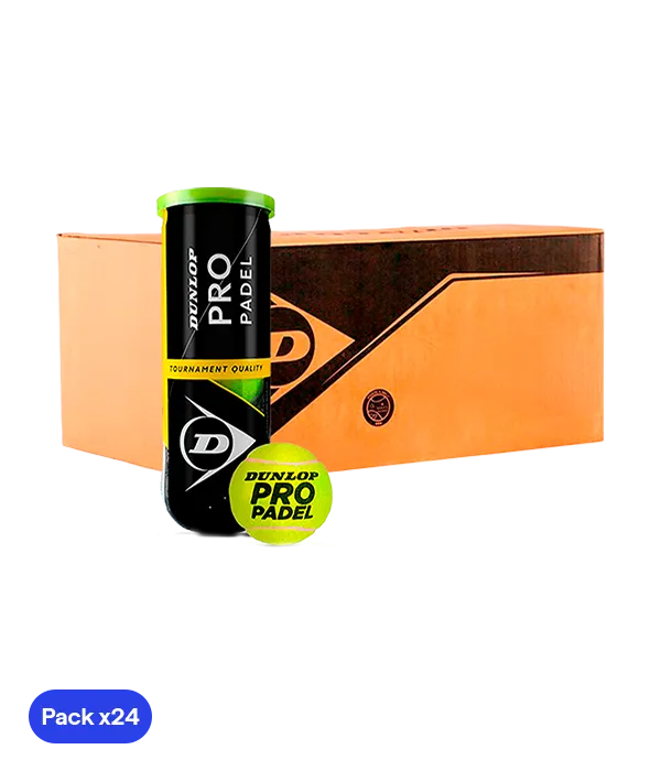 Box Balls  Dunlop Pro Padel (Pack x24)