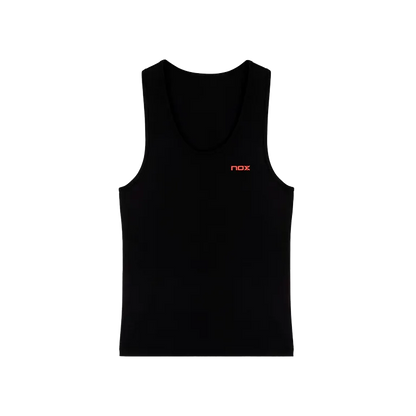 Camiseta Tirantes NOX Team Fit Mujer Negro