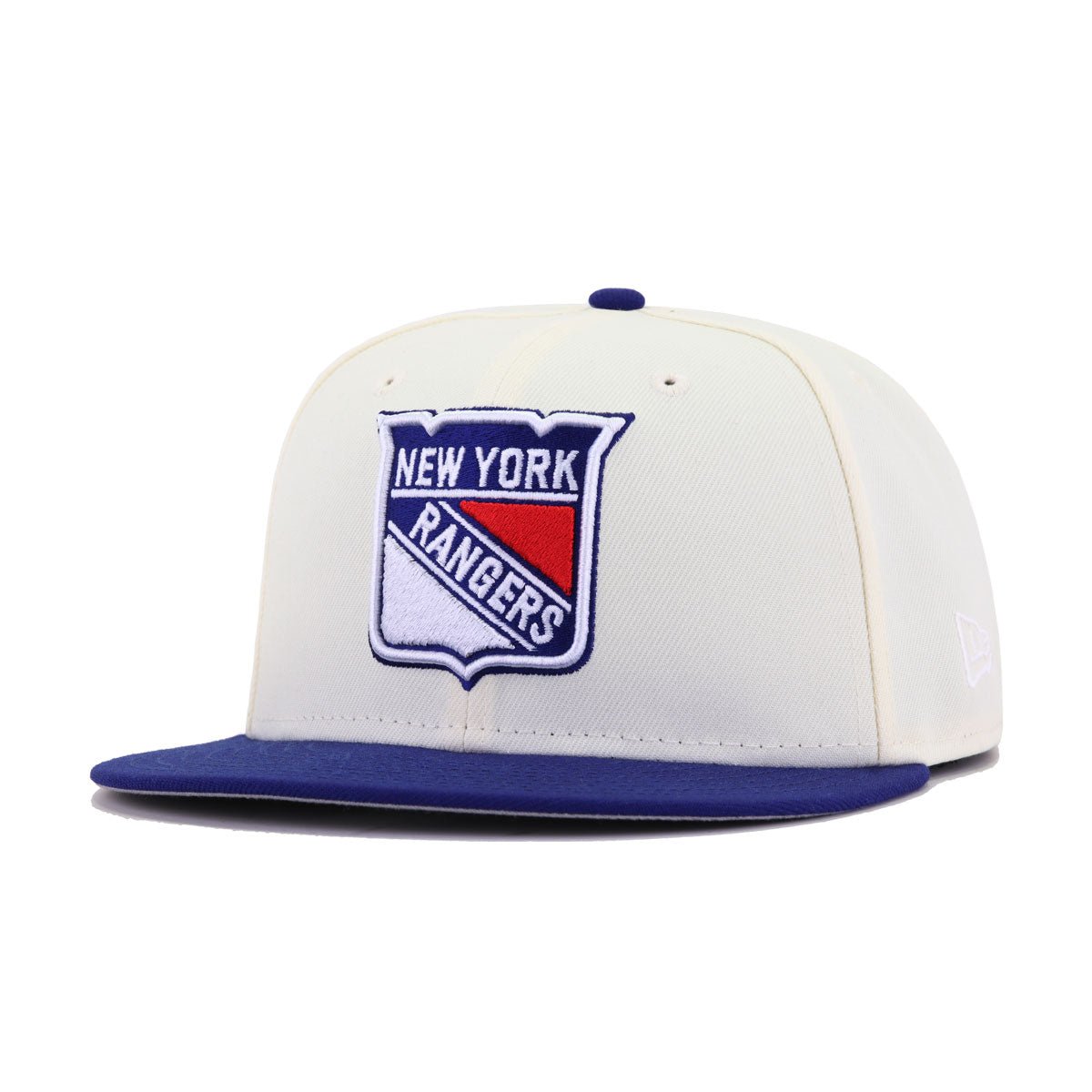 New York Rangers Chrome Dark Royal Blue New Era 59Fifty Fitted