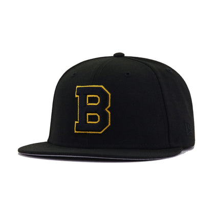 Boston Bruins Black 50th Anniversary New Era 59Fifty Fitted