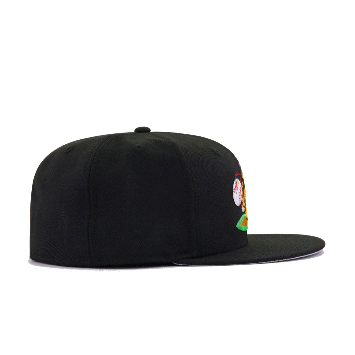 Fresno Grizzlies Black 1998 New Era 59Fifty Fitted