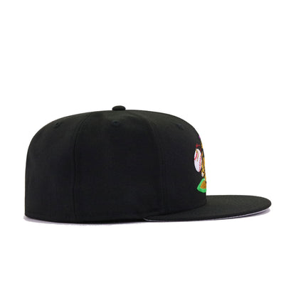 Fresno Grizzlies Black 1998 New Era 59Fifty Fitted