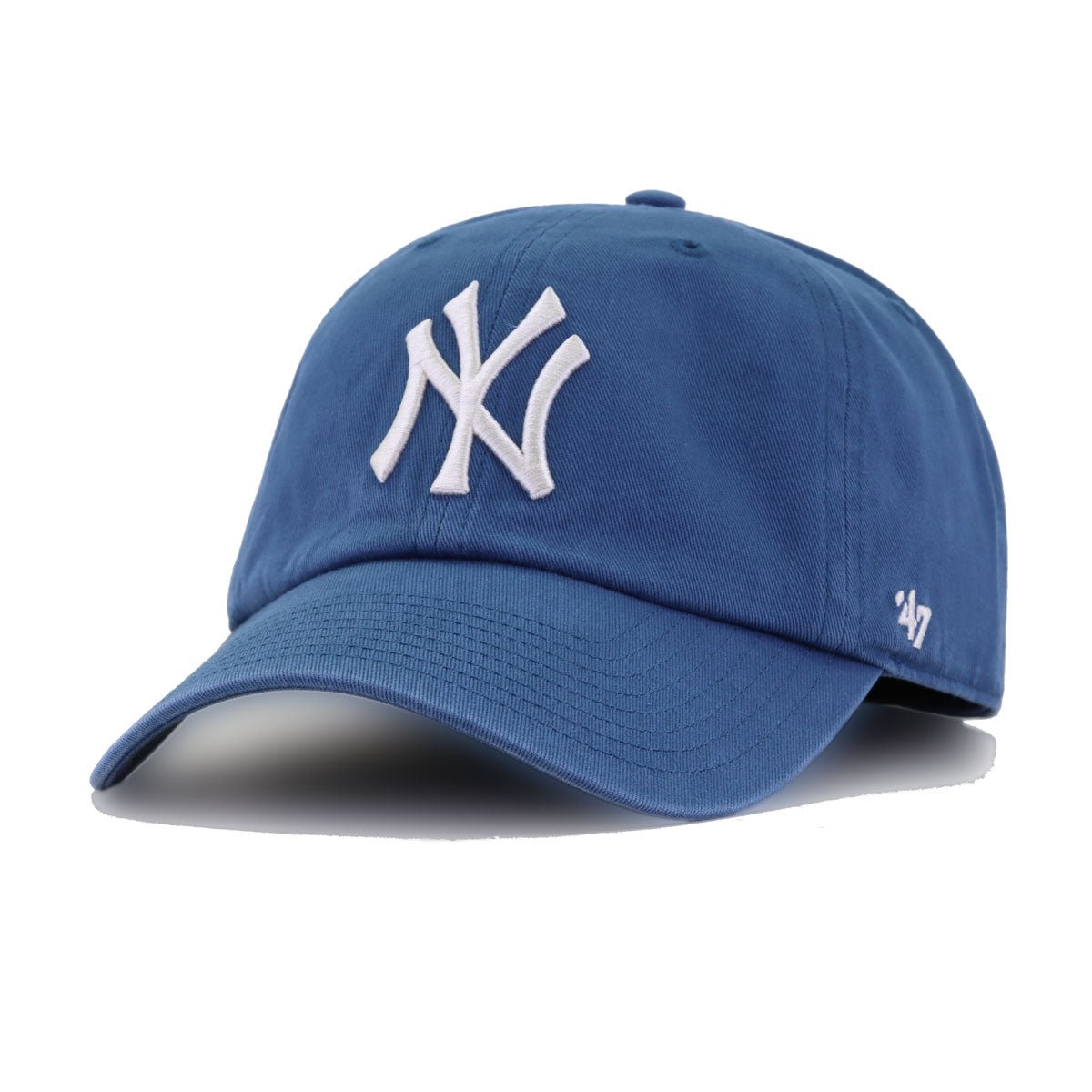 New York Yankees Timber Blue 47 Brand Clean Up Dad Hat