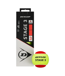 Bote de Balls  Dunlop Stage 3 Rojo/Amarillo 2025