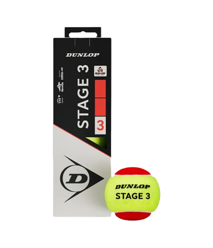 Bote de Balls  Dunlop Stage 3 Rojo/Amarillo 2025