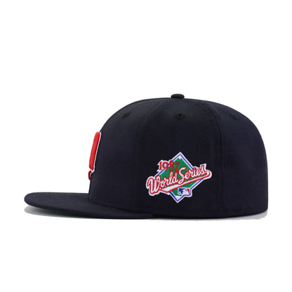 Minnesota Twins Navy 1987 World Series Cooperstown Green Bottom New Era 59Fifty Fitted