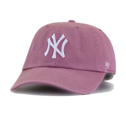 New York Yankees Mauve 47 Brand Clean Up Dad Hat