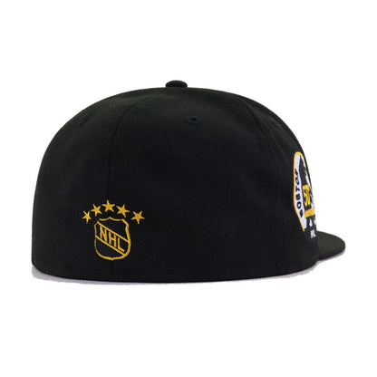 Boston Bruins Black 50th Anniversary New Era 59Fifty Fitted
