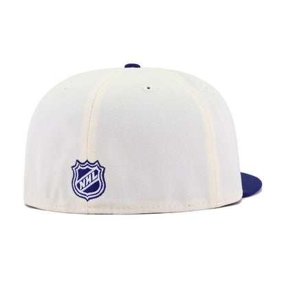 New York Rangers Chrome Dark Royal Blue New Era 59Fifty Fitted