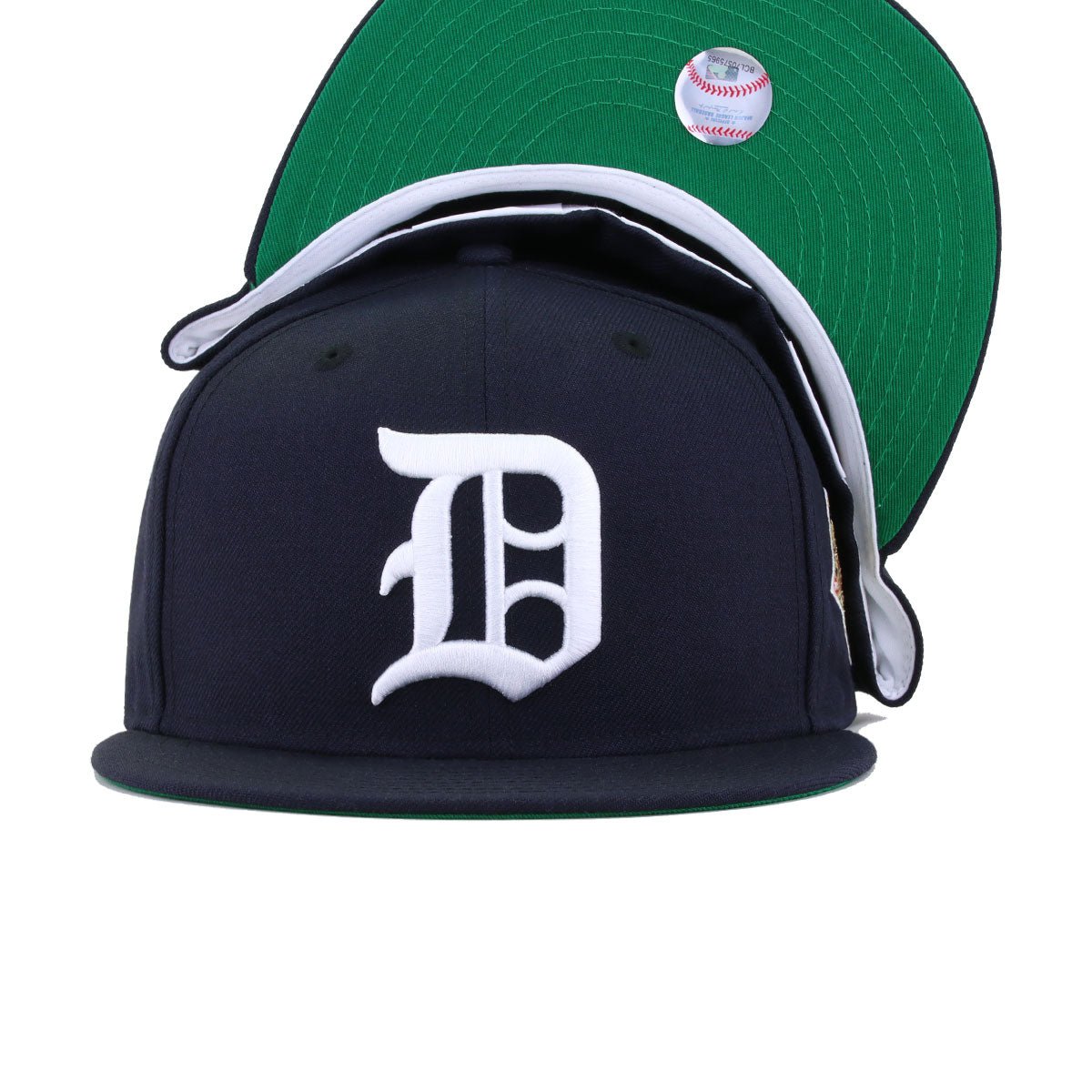 Detroit Tigers Navy 1945 World Series Cooperstown Green Bottom New Era 59Fifty Fitted