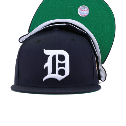 Detroit Tigers Navy 1945 World Series Cooperstown Green Bottom New Era 59Fifty Fitted