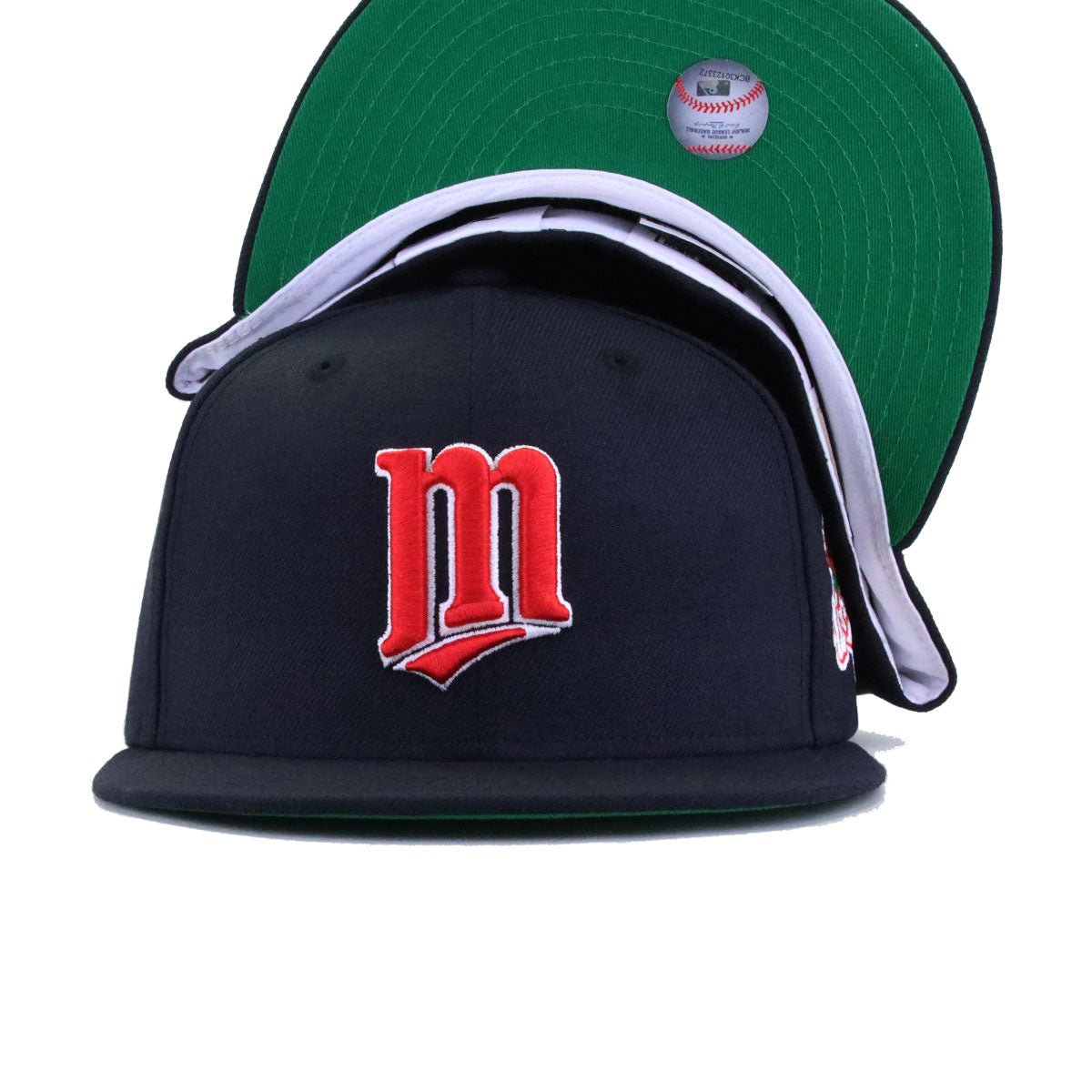 Minnesota Twins Navy 1987 World Series Cooperstown Green Bottom New Era 59Fifty Fitted