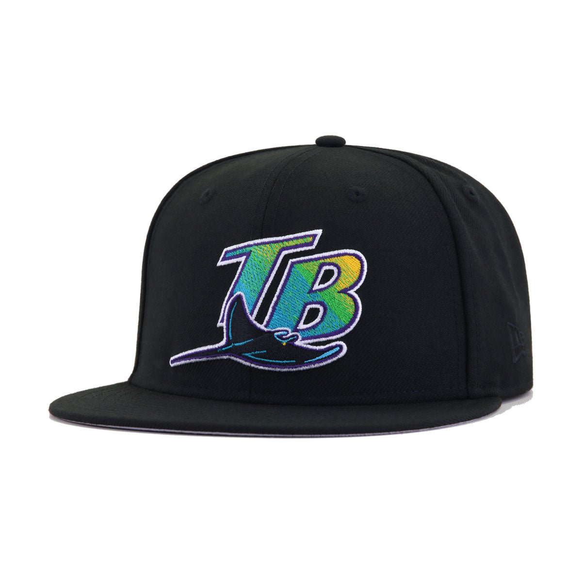 Tampa Bay Rays Black New Era 9Fifty Snapback