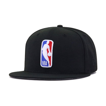 National Basketball Association Black Logoman JW New Era 59Fifty Fitted