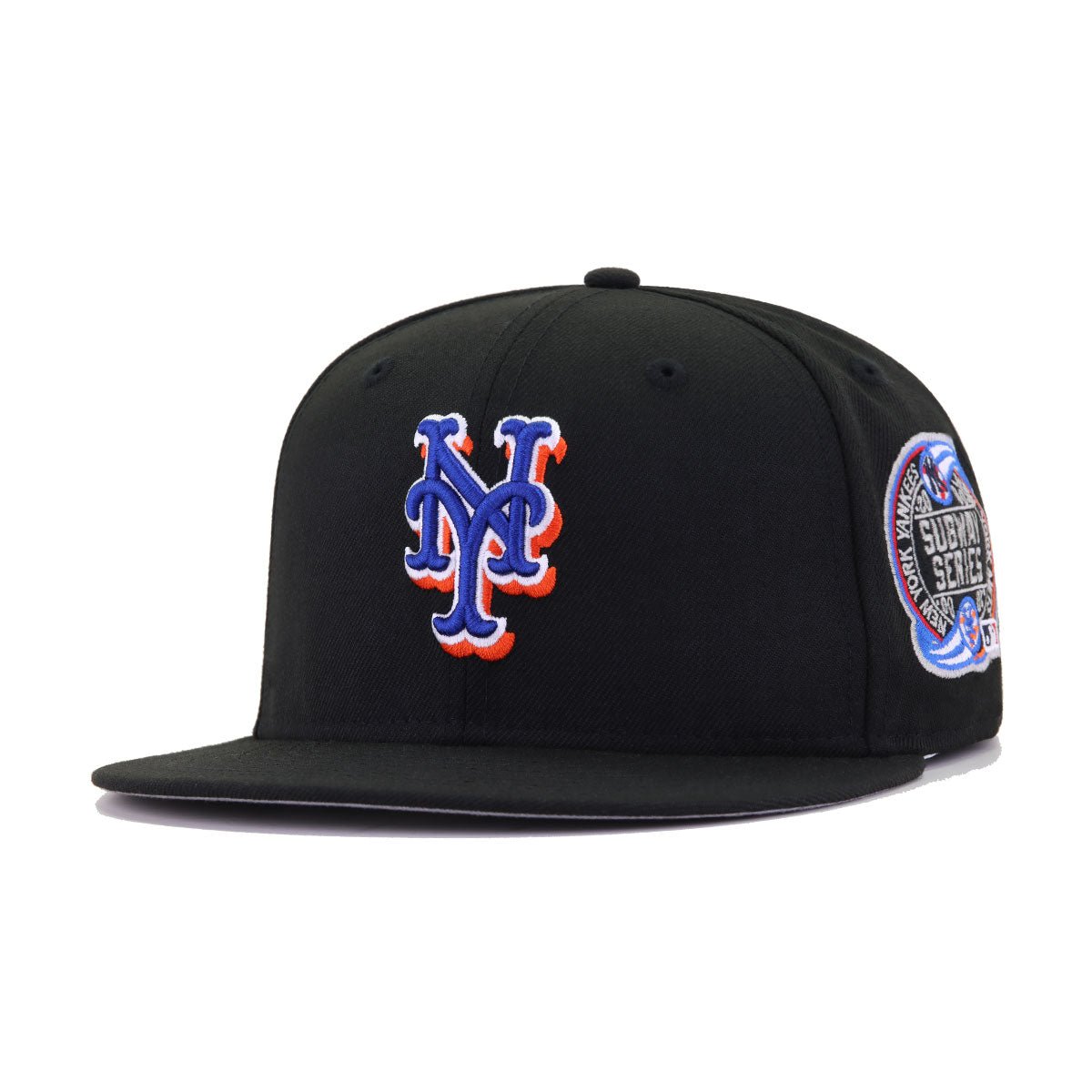 New York Mets Black Subway Series Cooperstown New Era 59Fifty Fitted