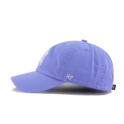 New York Yankees Lavender 47 Brand Clean Up Dad Hat