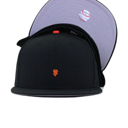San Francisco Giants Black SUPER MICRO New Era 59Fifty Fitted