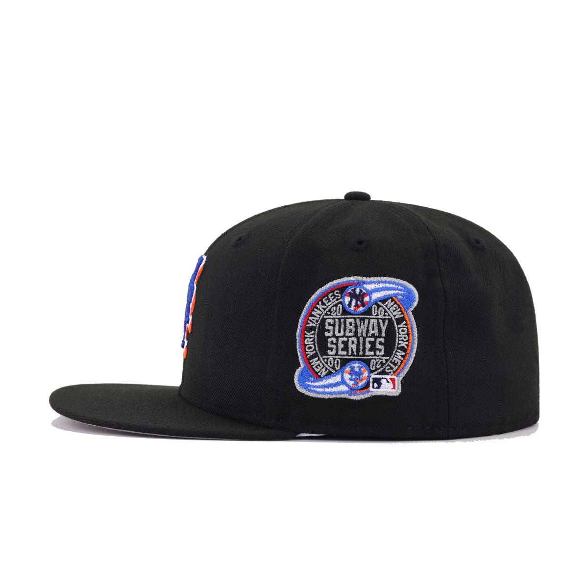 New York Mets Black Subway Series Cooperstown New Era 59Fifty Fitted