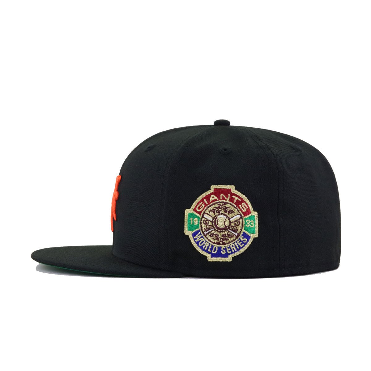 New York Giants Black 1933 World Series Cooperstown Green Bottom New Era 59Fifty Fitted