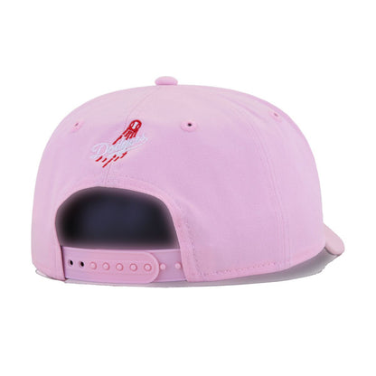 Los Angeles Dodgers Pink HEART New Era 9Forty A-Frame Snapback