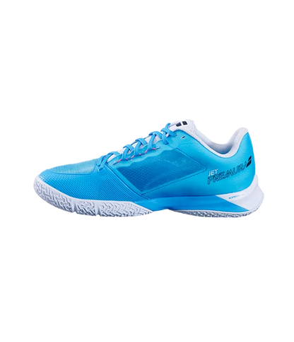 Padel Shoes Babolat Jet Premura 2 Cyan Blue/White 2025 J. Lebrón