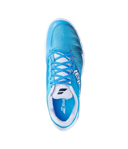 Padel Shoes Babolat Jet Premura 2 Cyan Blue/White 2025 J. Lebrón