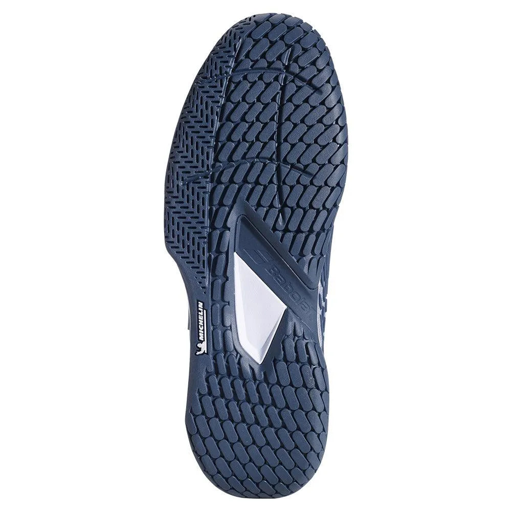 Men's Propulse Fury 3 Tennis Shoes Grey and White