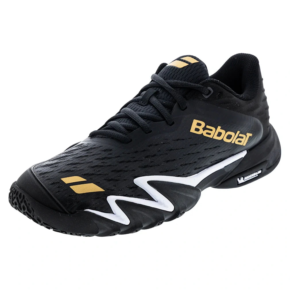Men's Premura 3 Padel Shoes Black and Gold-Footwear-Babolat-3A0S26B752-2031copy-Tennis Express