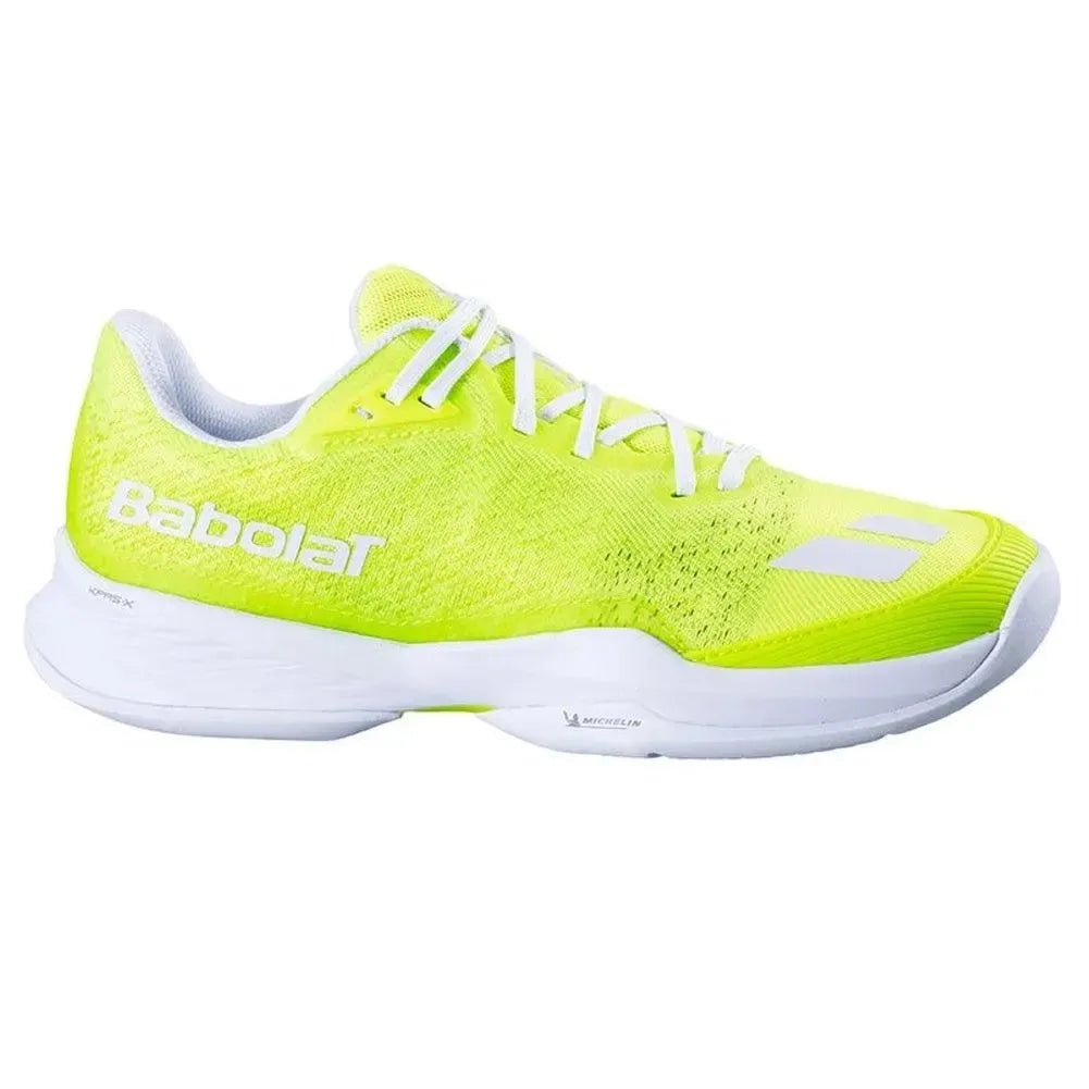 Women's Jet Mach Pickleball Shoes Fluo Yellow and White