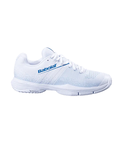 Padel Shoes Babolat Sensa Mujer White/Cool Blue 2025