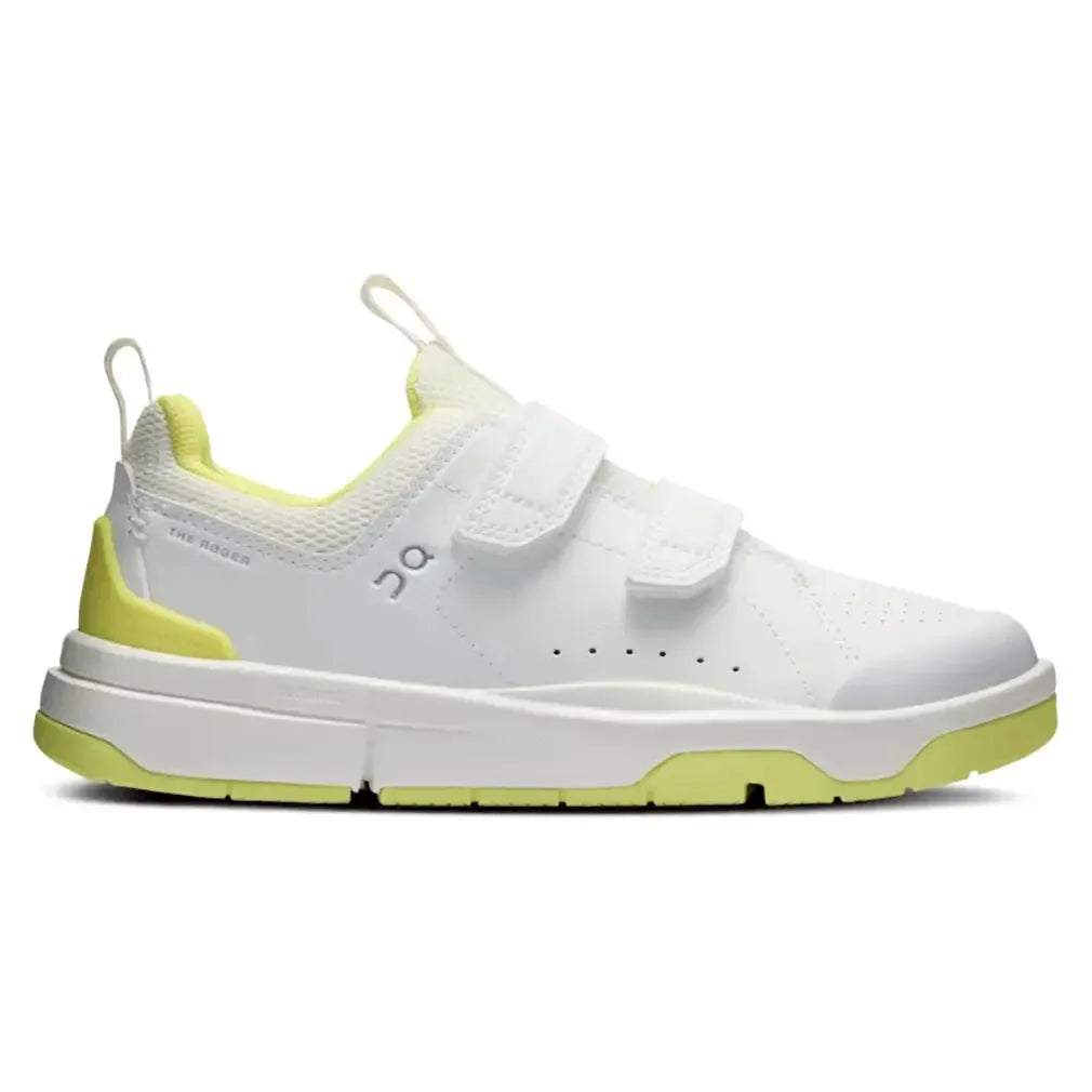 Juniors' THE ROGER Tennis Shoes White and Limelight