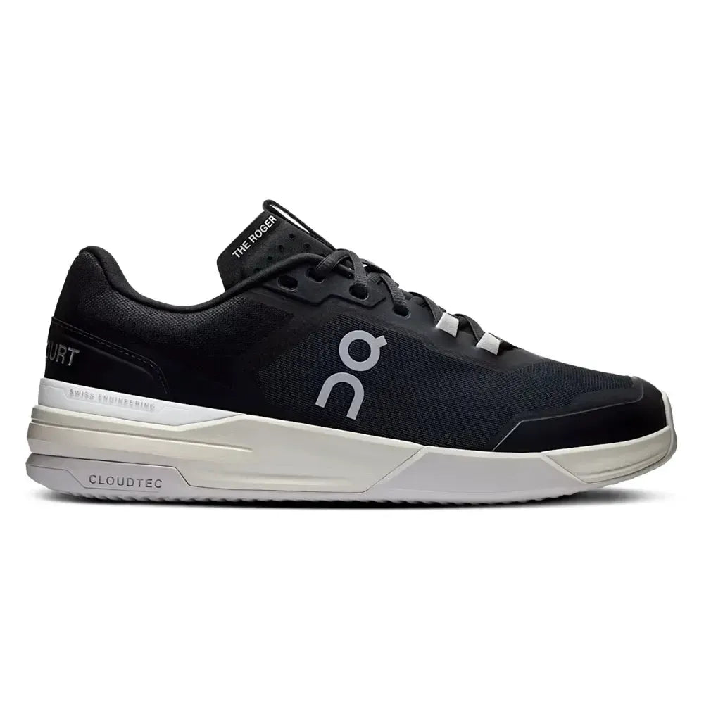 Men's THE ROGER Advantage Pro Clay Tennis Shoes Black and White