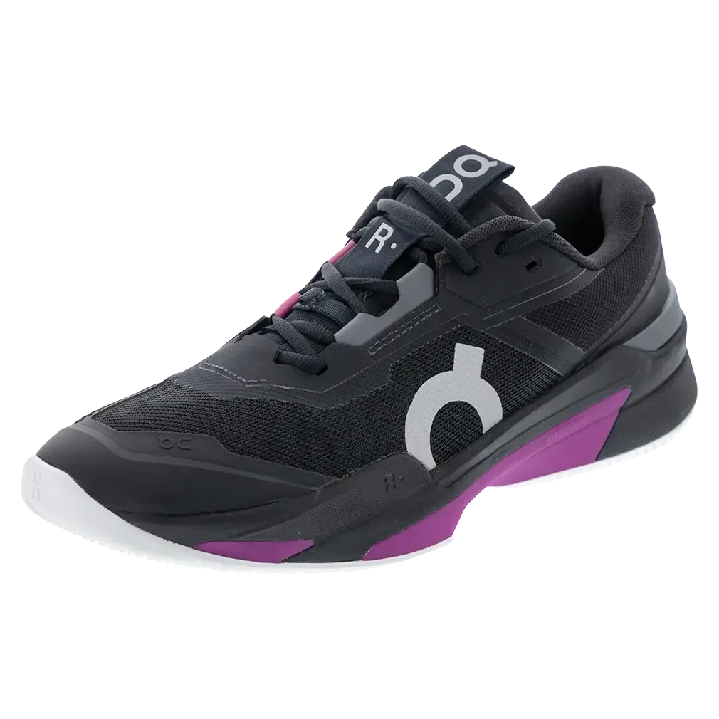 Men's THE ROGER Pro Fire Tennis Shoes Black and Pink-Footwear-On-3MF30102890-F25-2copy-1-[Sku]-Tennis Express