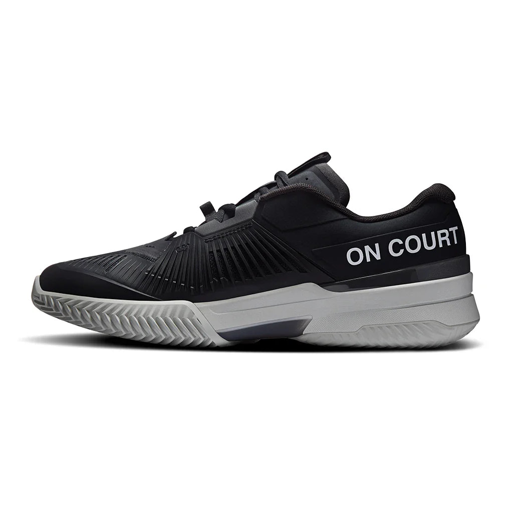 Men's THE ROGER Pro Fire Clay Tennis Shoes Black and Eclipse