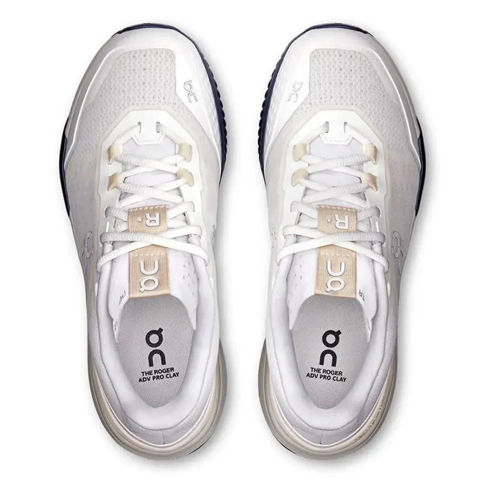 Women's THE ROGER Advantage Pro Clay Tennis Shoes White and Cream