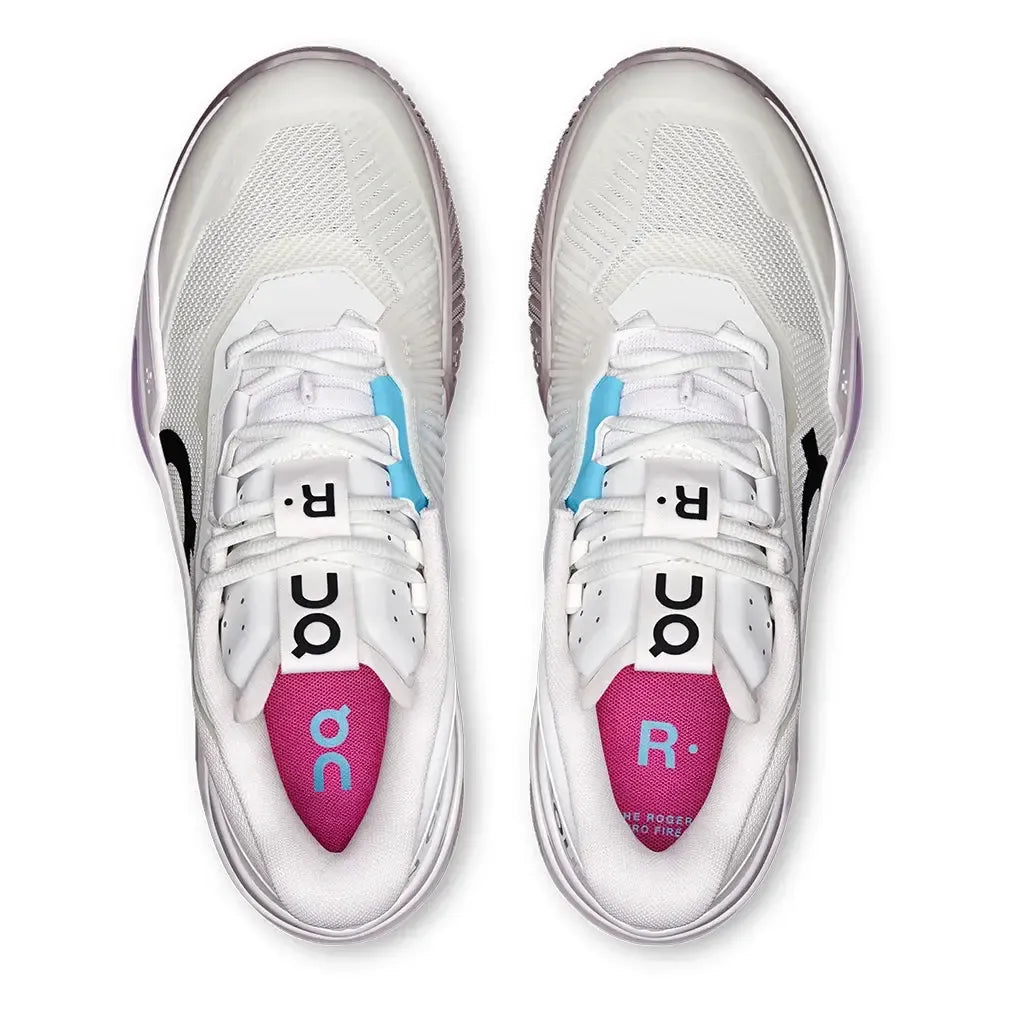 Women's THE ROGER Pro Fire Tennis Shoes White and Pink