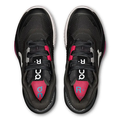 Women's THE ROGER Pro Fire Tennis Shoes Black and Pink