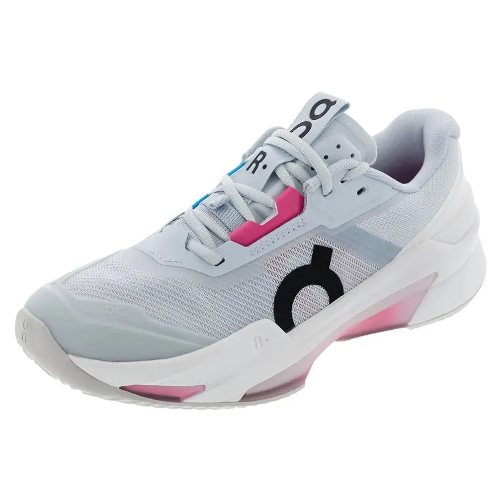 Women's THE ROGER Pro Fire Clay Tennis Shoes Arctic and Pink-Footwear-On-3WF30593496-F25-x-Tennis Express