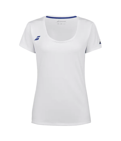 Camiseta Babolat Cap Sleeve Top Mujer Blanco